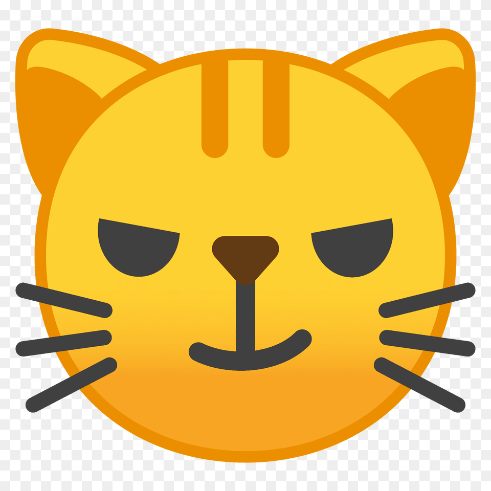 Cat With Wry Smile Emoji Clipart Free Png Download