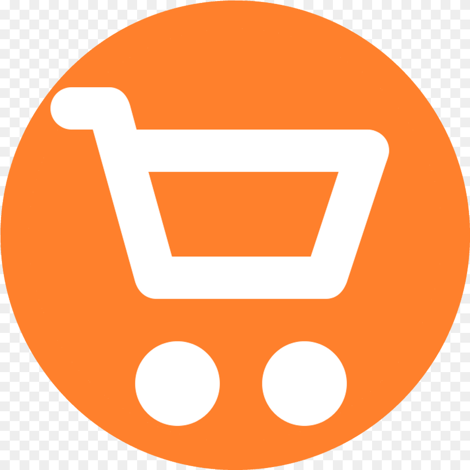 Catalog Shopping Cart Icon Orange, Disk, Shopping Cart Free Png Download