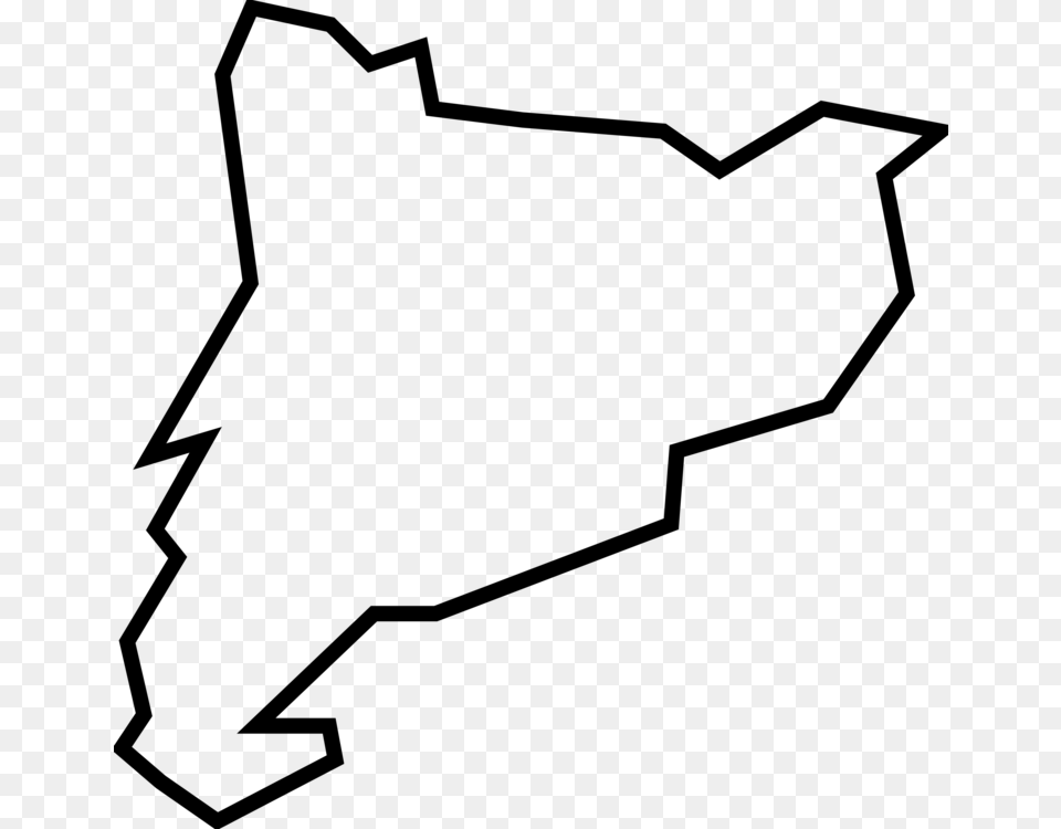 Catalonia Blank Map Computer Icons Geography, Gray Free Transparent Png