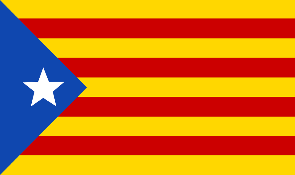 Catalonia Clipart, Flag, Star Symbol, Symbol Png Image