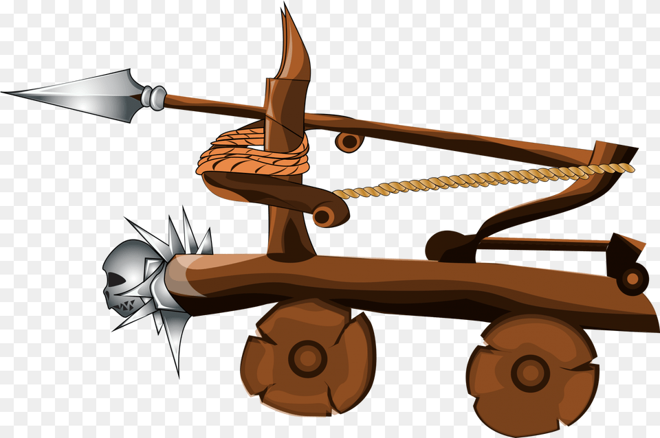 Catapult Design Cannon, Weapon, Appliance, Ceiling Fan, Device Free Png Download