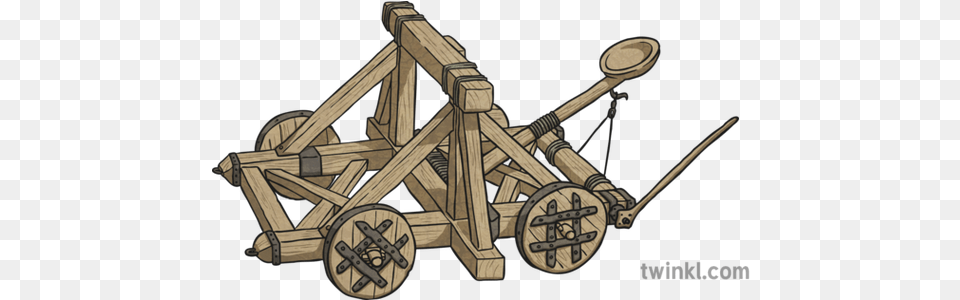 Catapult Illustration Wood, Bulldozer, Machine, Weapon Png