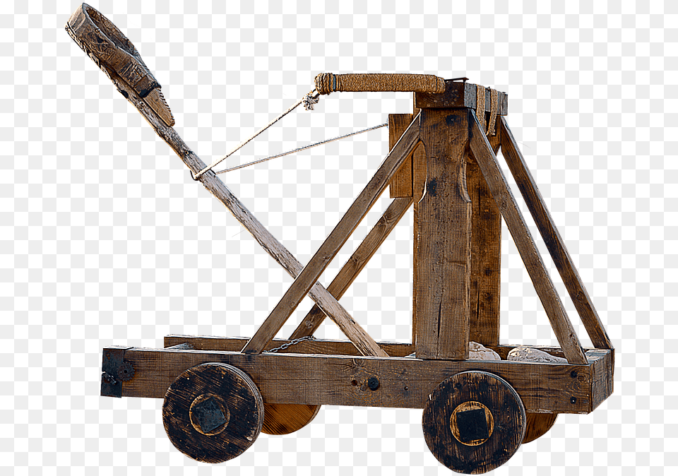 Catapult Weapon Medieval Free Picture Catapult, Car, Transportation, Vehicle, Machine Png Image