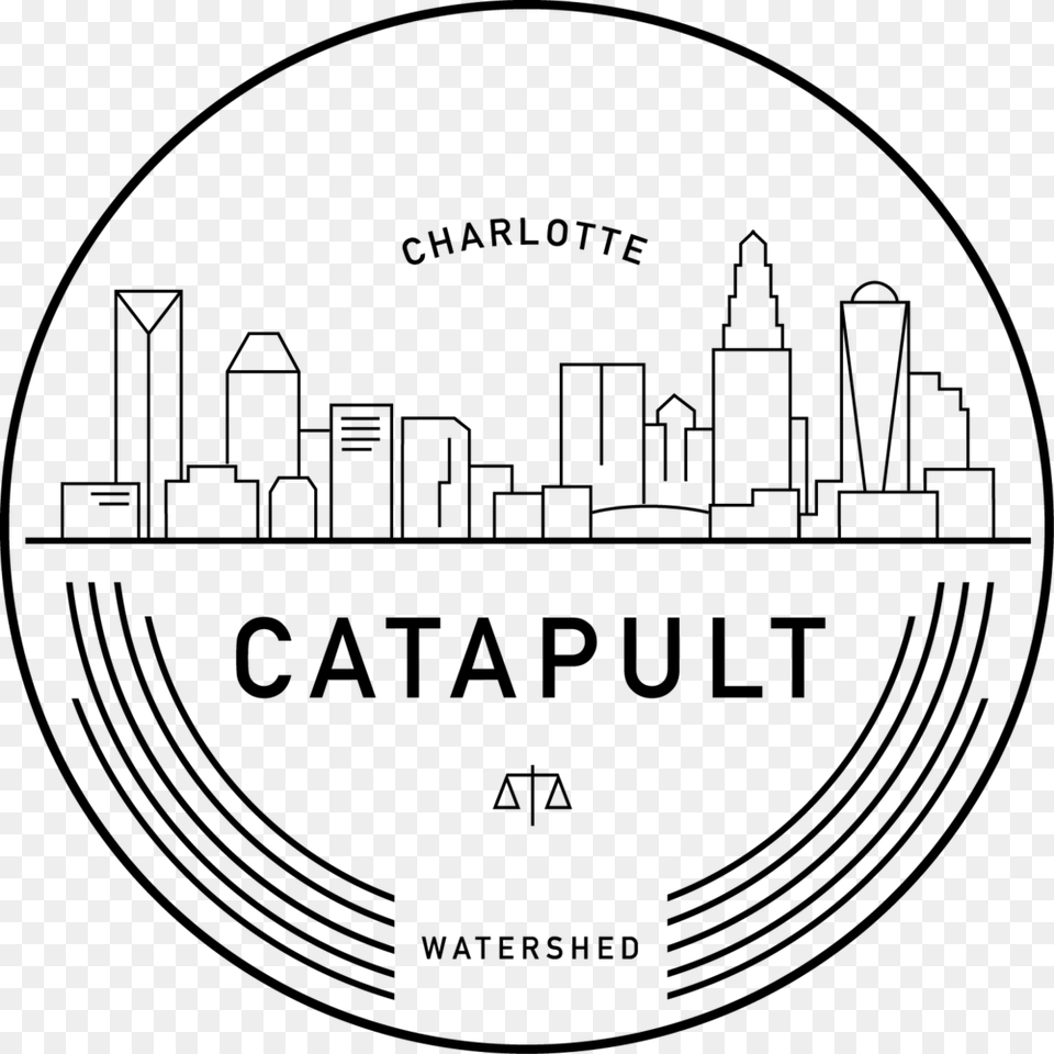 Catapultlogo Black Watershed Charlotte, Gray Free Png Download