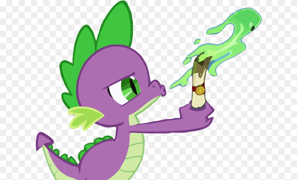 Catastrophe At The Corner By Veggie55 Spike My Little Pony Fire, Purple, Art, Graphics, Green Free Png Download