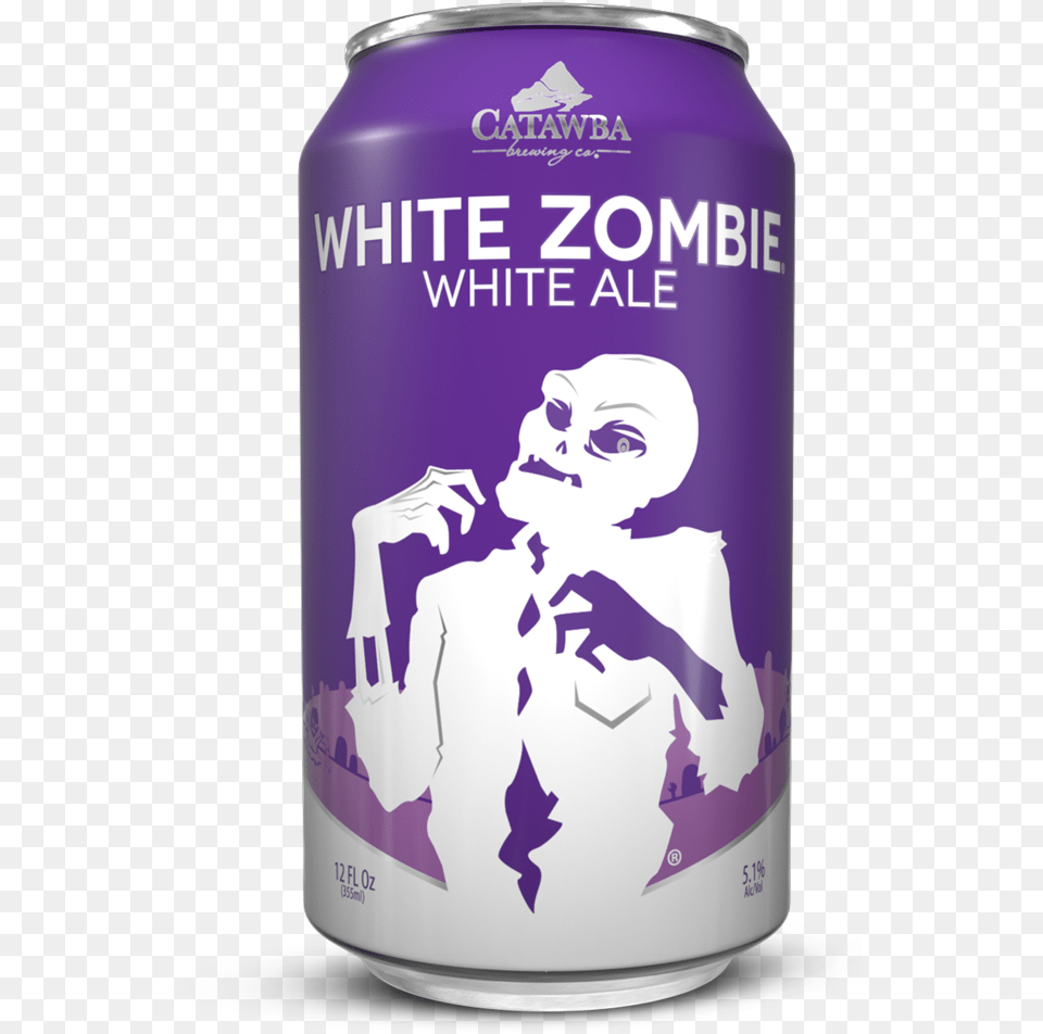 Catawba White Zombie, Can, Tin, Alcohol, Beer Free Transparent Png