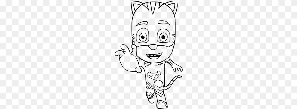 Catboy Draw Pj Masks, Blackboard, Art Free Transparent Png