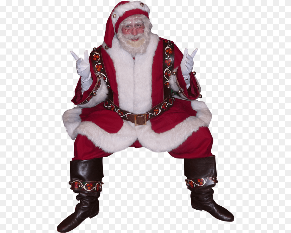 Catch Santa Claus In My House For Christmas Messages Santa Claus, Adult, Person, Man, Male Png