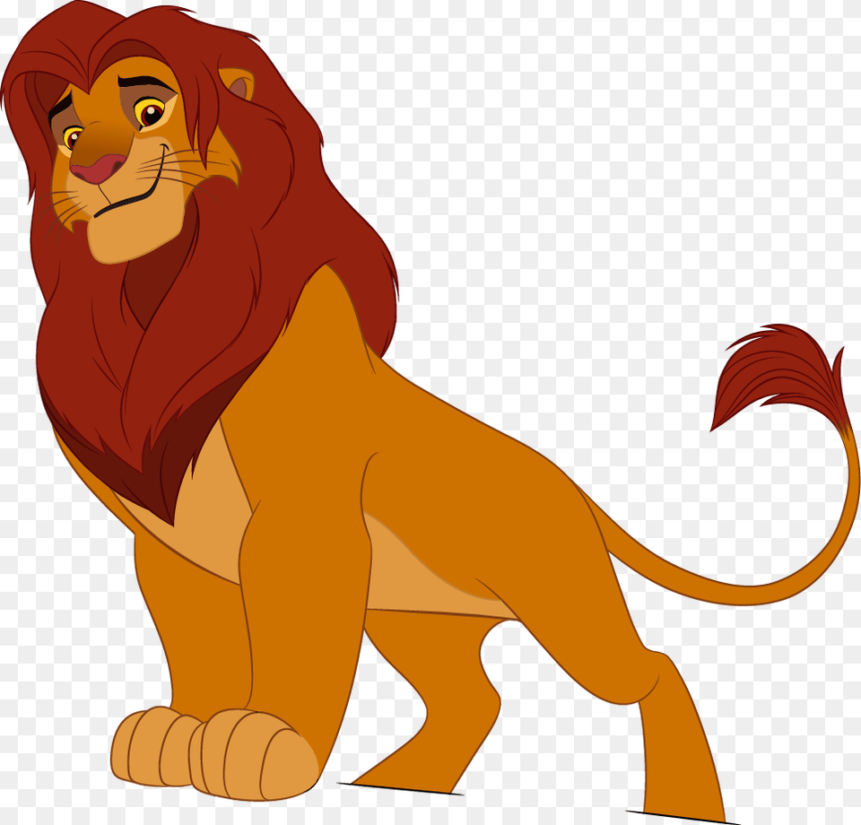 Catch Simba Father Of Kion In The All New Disney Junior Series, Animal, Lion, Mammal, Wildlife Free Transparent Png