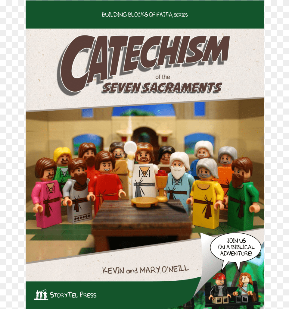 Catechism Of The Seven Sacraments Building Blocks Catechism Of The Seven Sacraments, Girl, Publication, Book, Child Free Png