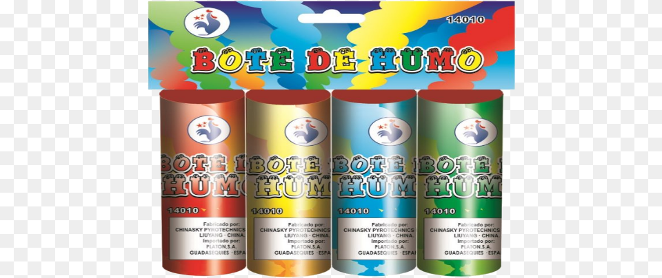 Categora Tubos De Humo De Colores, Can, Tin, Spray Can Png Image
