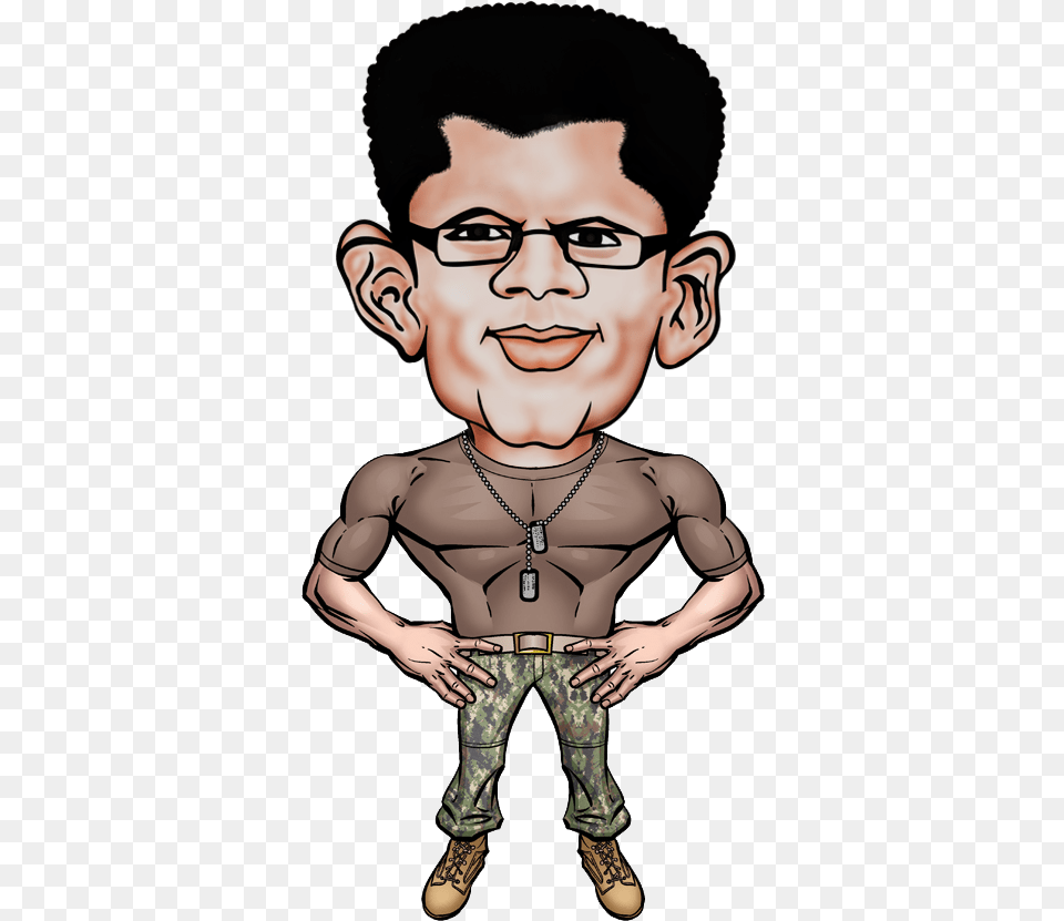 Category Caricature Caricature Soldier, Male, Adult, Person, Man Free Png