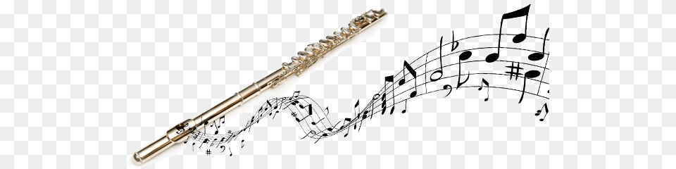 Category Header Flute Img Music Coming Out Of A Flute, Musical Instrument Free Png