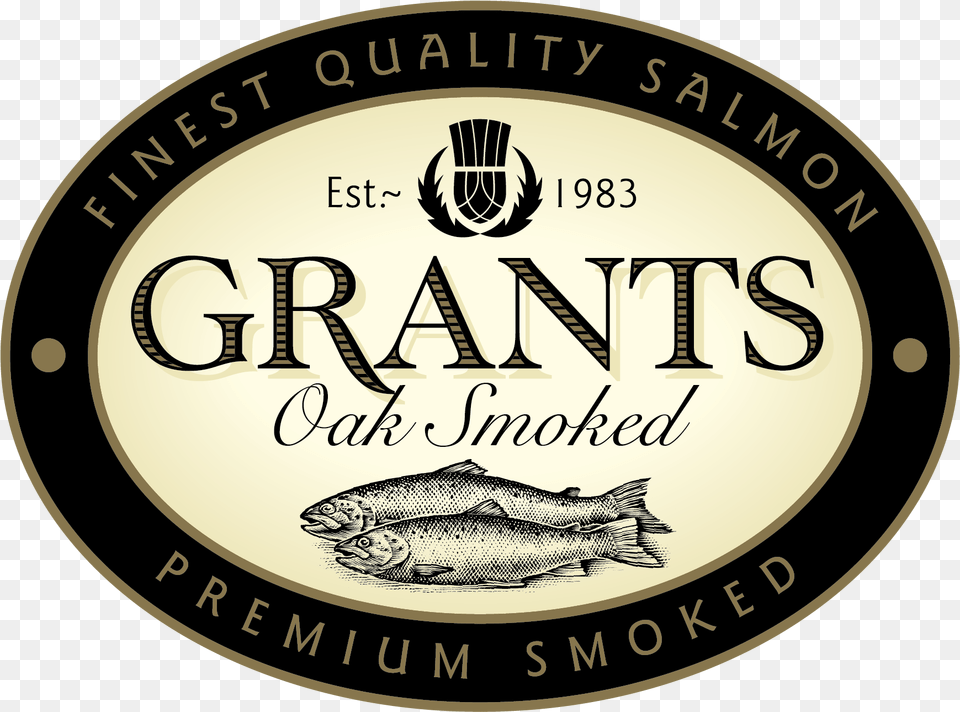 Categoryseafood Logopedia Fandom Scotland Smoked Salmon Grants, Alcohol, Beer, Beverage, Lager Free Png