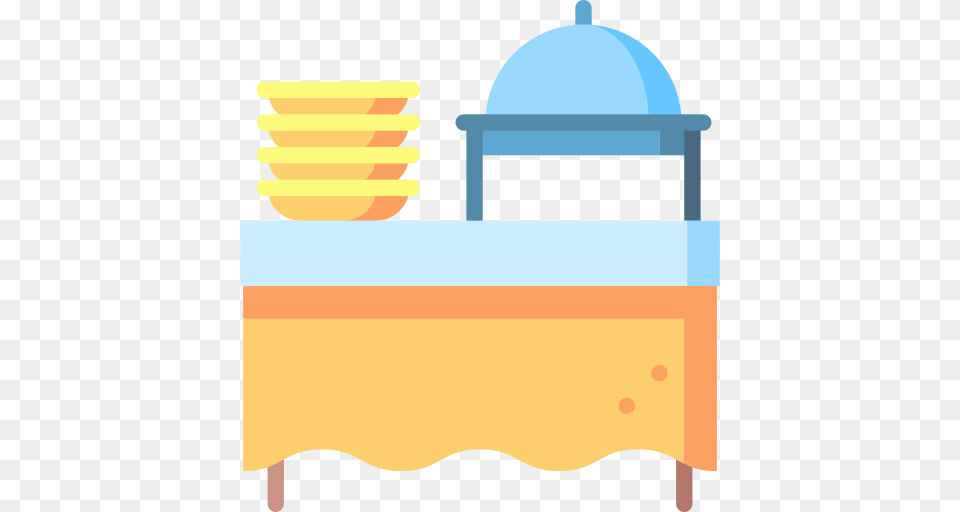 Catering Buffet Icon, Furniture, Table Free Png Download