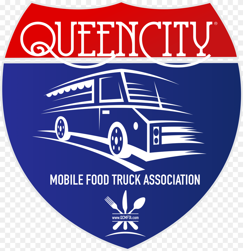 Catering Inquiry Qcmfta Queen City Mobile Food Truck Association, Logo, Badge, Symbol Png