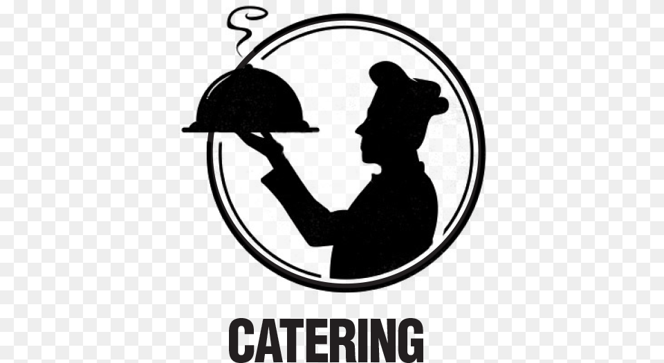 Catering Logos Catering Logo Hd, Stencil, Silhouette, Photography, Helmet Free Png Download