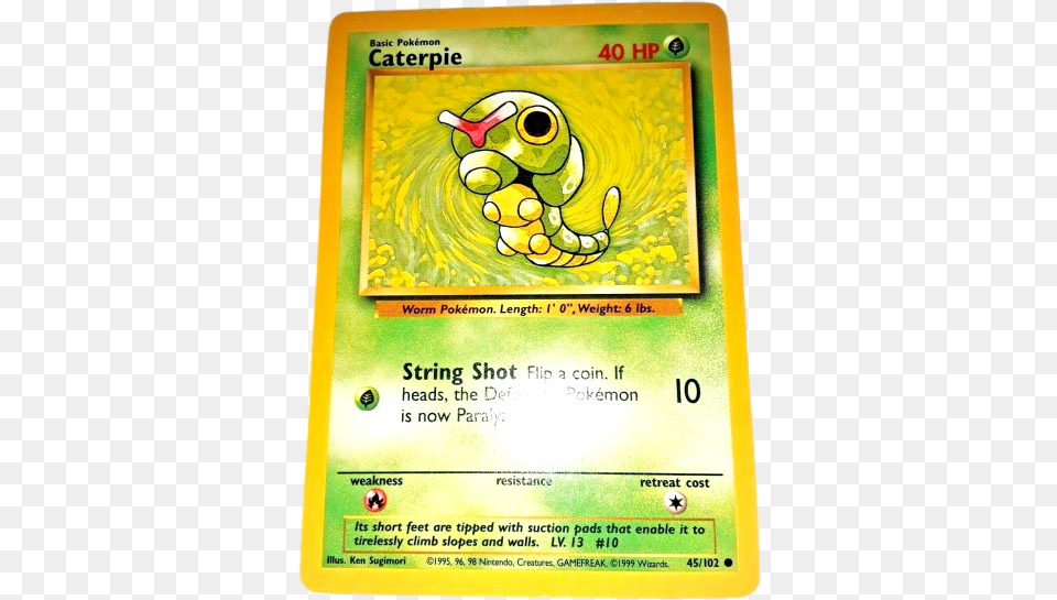 Caterpie Pokemon Card, Text, Blackboard Png