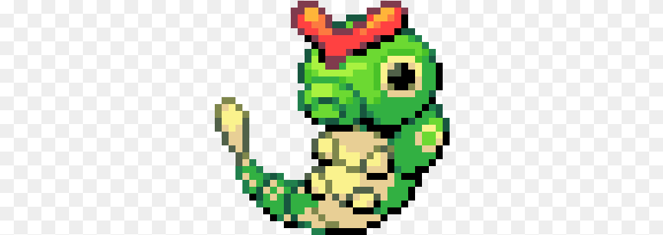 Caterpie Minecraft Caterpie Pixel Art, Qr Code, Animal, Lizard, Reptile Free Transparent Png