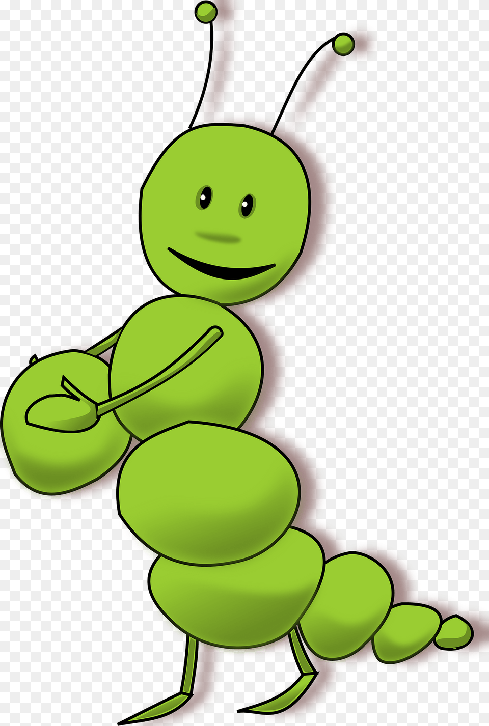 Caterpillar Clipart, Green, Animal, Invertebrate, Insect Free Png Download