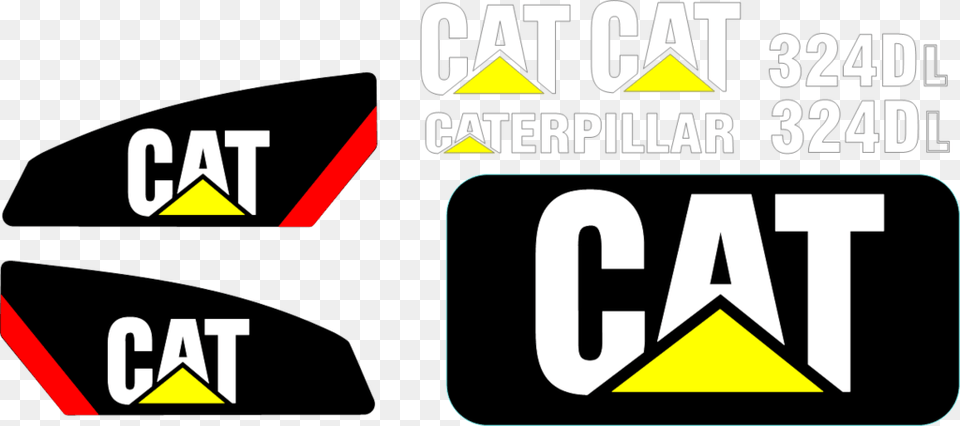 Caterpillar Decal Set All Things Equipment, Scoreboard, Sign, Symbol, Text Free Png