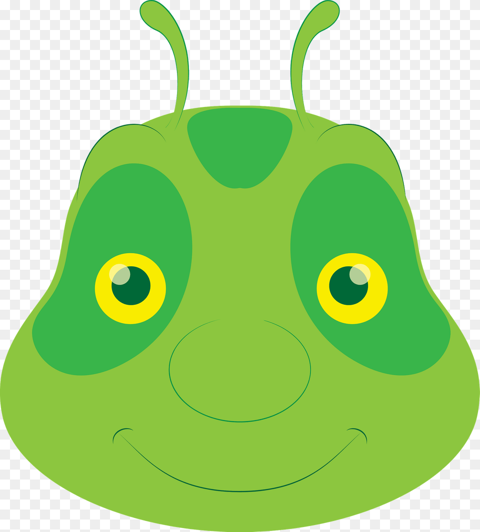 Caterpillar Face Clipart, Green, Applique, Pattern, Food Png