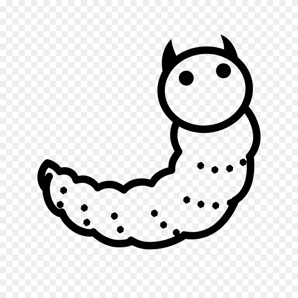 Caterpillar Icon, Gray Free Png Download