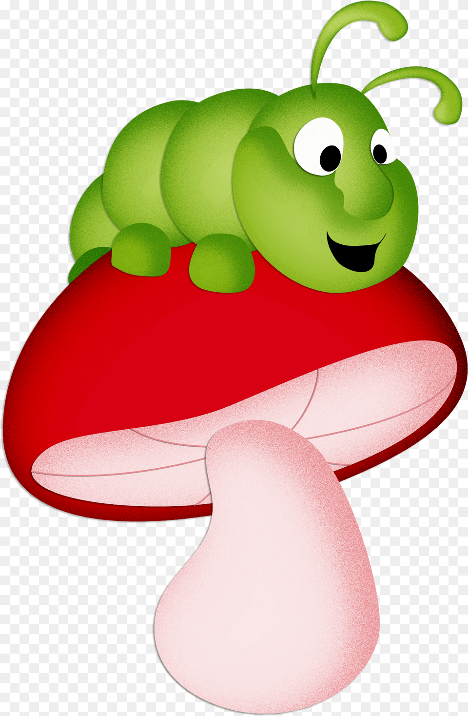 Caterpillar In Mushrooms Clipart, Balloon Png