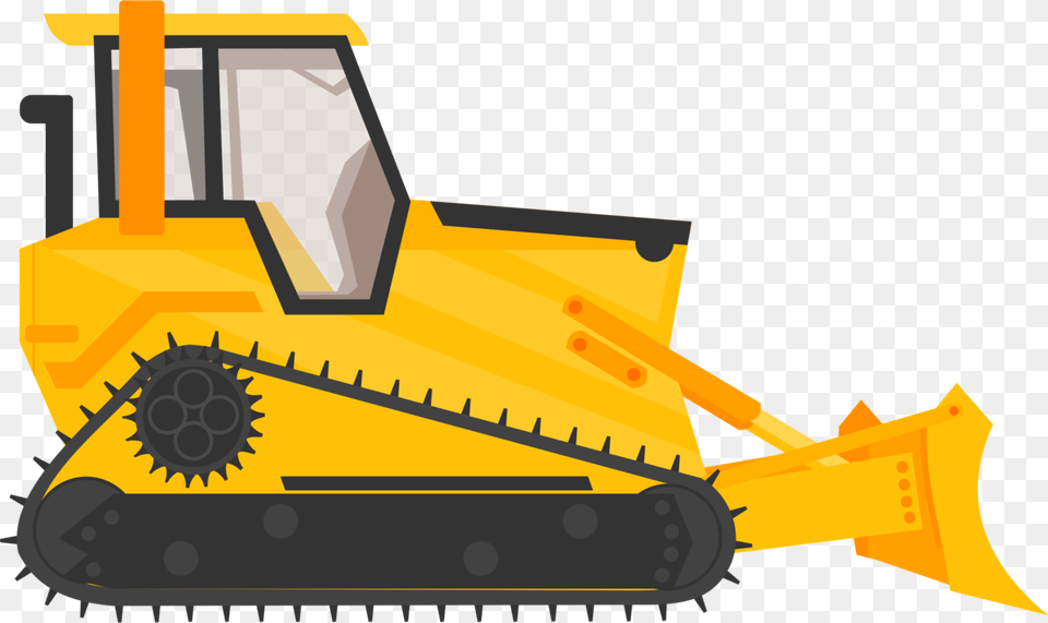 Caterpillar Inc Bulldozer Excavator Heavy Machinery Construction, Machine, Wheel Png Image