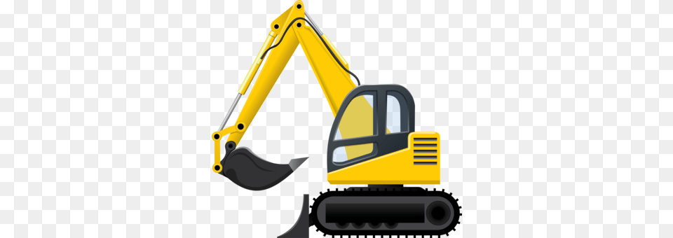 Caterpillar Inc Excavator Backhoe Heavy Machinery Bulldozer, Machine Free Png Download