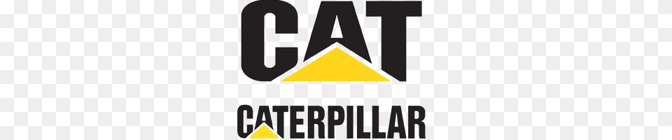 Caterpillar Logo, Sign, Symbol, Advertisement, Poster Free Png