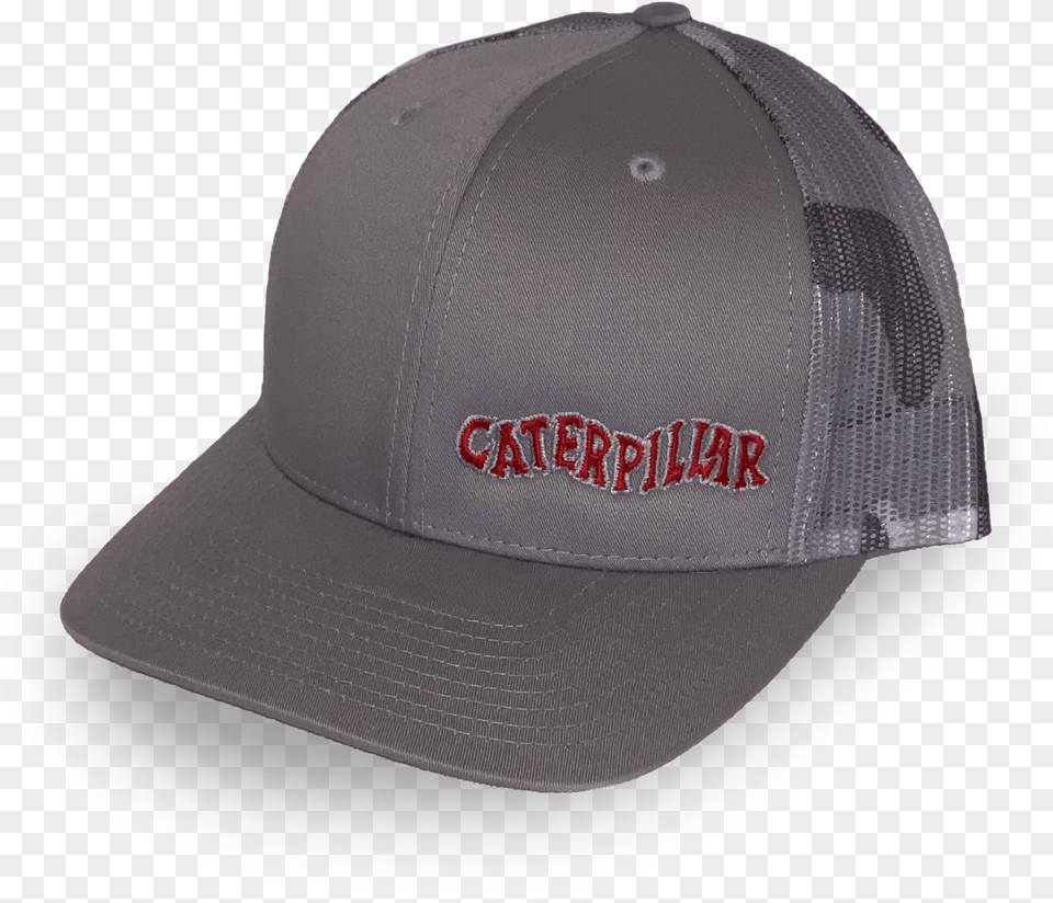 Caterpillar Logo Cap With Mesh For Baseball, Baseball Cap, Clothing, Hat, Hardhat Free Png Download