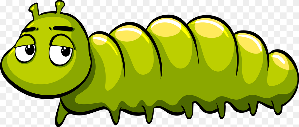 Caterpillar Picture Transparent Caterpillar Cartoon, Green, Ball, Tennis Ball, Tennis Png