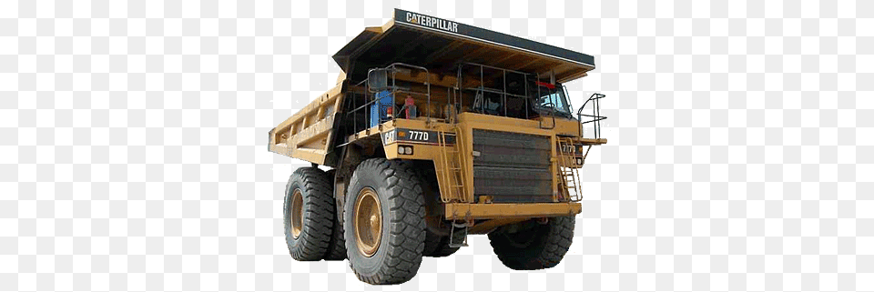 Caterpillar Tipper Truck, Bulldozer, Machine, Wheel, Tire Png Image