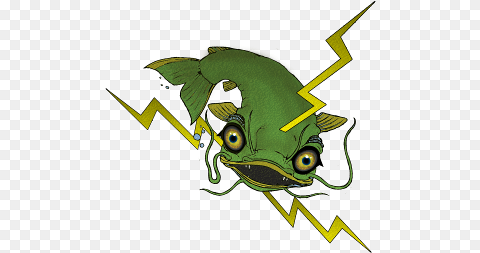 Catfish, Green, Alien Png Image