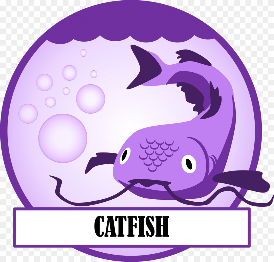 Catfish, Purple, Animal, Sea Life, Fish Png Image