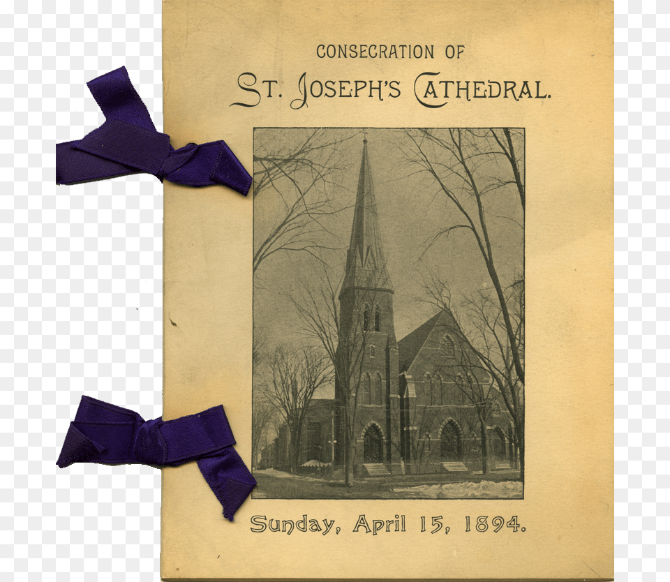 Cathedral 1890 2 Cathedral Consecration Vermont, Tower, Architecture, Building, Spire Png Image