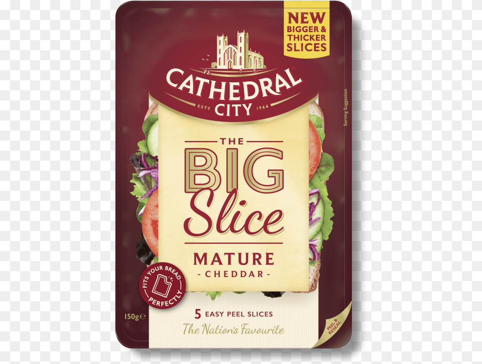 Cathedral City Takes A Larger Slice Of The Market With Cathedral City Cheese Slices, Advertisement, Poster, Food, Lunch Png Image