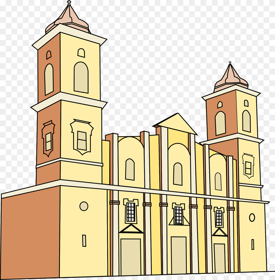 Cathedral Clipart, Architecture, Bell Tower, Building, Church Png