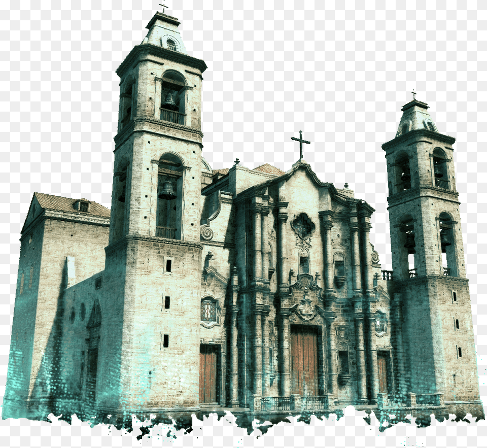 Cathedral Of Havana Parish, Architecture, Building, Church, Spire Free Transparent Png