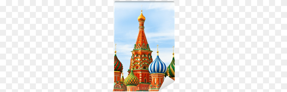 Cathedral On Red Square Moscow Russia Wall Saint Basil39s Cathedral, Architecture, Building, Clock Tower, Tower Png