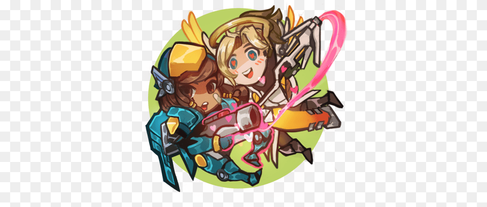 Catherby On Twitter Cute Pharmercy, Art, Graphics, Comics, Book Free Png Download
