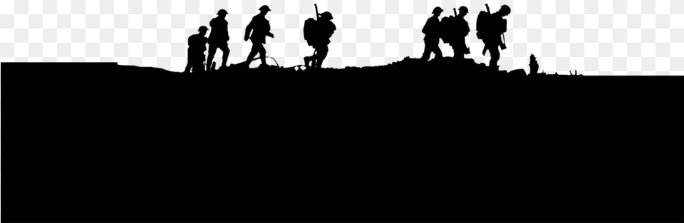 Catherine Edwards Amp Scott Wilson Soldier Silhouette, Person, Head, Outdoors, Nature Free Png Download