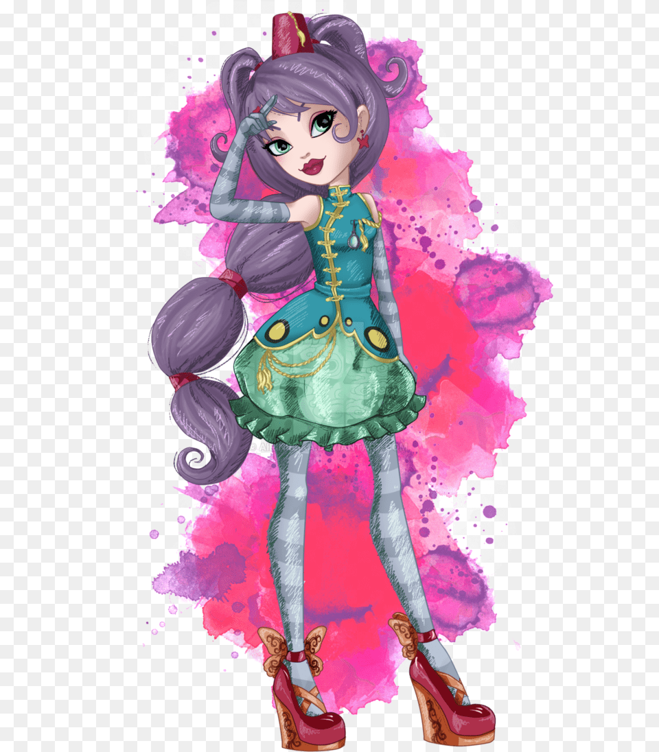 Catherine Pillar By Airinreika Alice In Wonderland Daughter Ever After High, Purple, Book, Publication, Comics Free Png Download