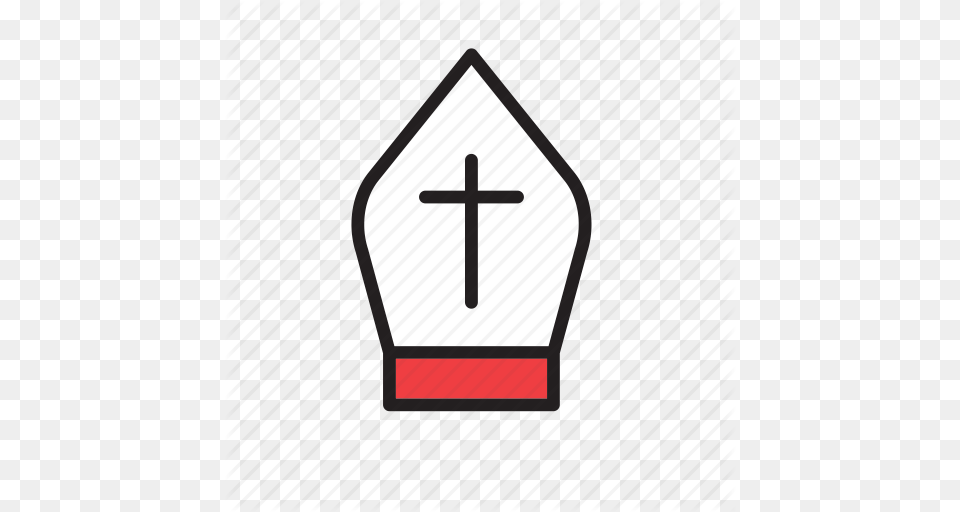 Catholic Church Hat Pope Religion Religious Vatican Icon, Cross, Symbol, Altar, Architecture Free Transparent Png