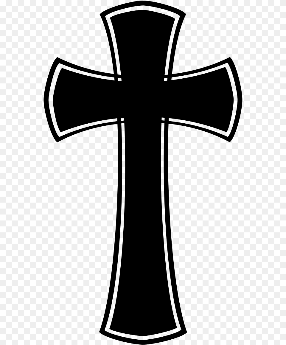 Catholic Cross Clipart, Silhouette, Symbol, Lighting, People Png Image