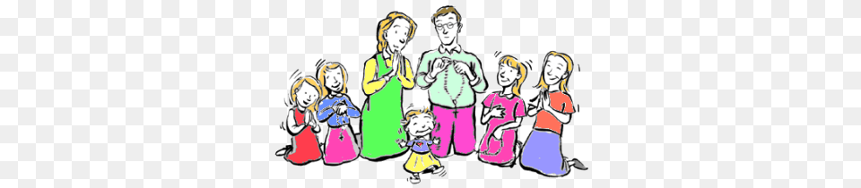 Catholic Family Clipart Collection, Publication, Baby, Person, Book Free Png Download
