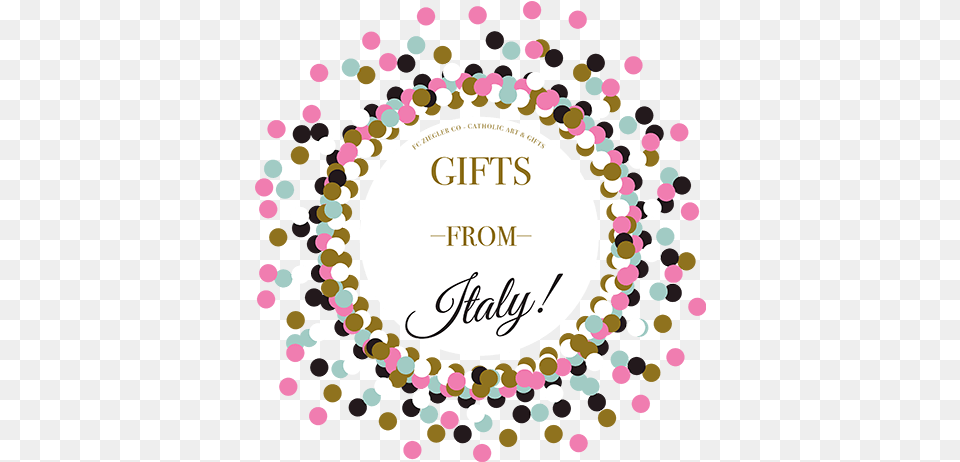 Catholic Gifts From Italy Gifts For Her, Confetti, Paper Free Png Download