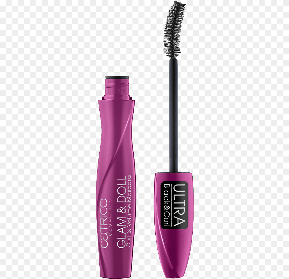 Catrice Glam Amp Doll Curl Amp Volume Mascara, Cosmetics, Bottle, Shaker Free Transparent Png