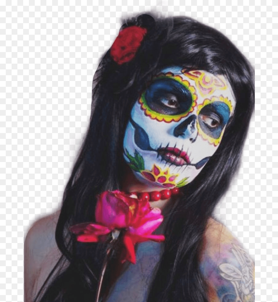 Catrina Art, Adult, Portrait, Photography, Person Free Png